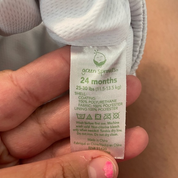 Green Sprouts Comfy White Kids Swim Diaper Covers bundle of 2 size 24M - Picture 3 of 6